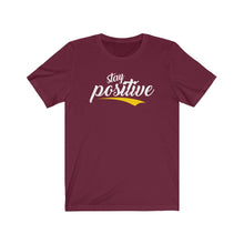 Load image into Gallery viewer, Copy of Unisex Jersey Short Sleeve Tee - stay positive