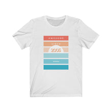 Load image into Gallery viewer, Unisex Jersey Short Sleeve Tee Vintage 16th Birthday Gifts - Awesome Since 2005 T-Shirt