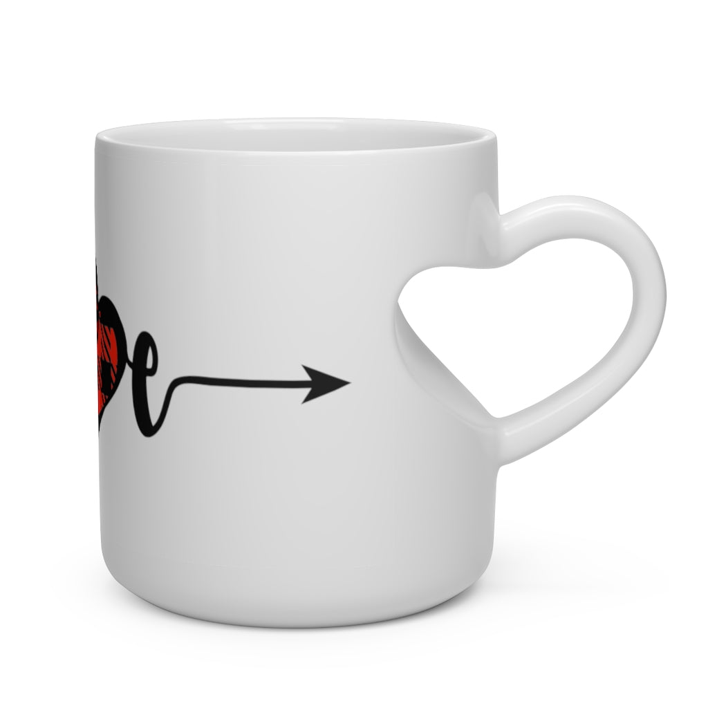 Heart Shape Mug love