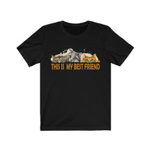 Load image into Gallery viewer, Unisex Jersey Short Sleeve Tee - This is my best friend - cats
