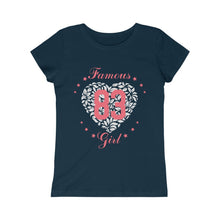 Load image into Gallery viewer, Girls Princess Tee - famous girl
