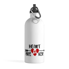 Load image into Gallery viewer, Stainless Steel Water Bottle -heart breaker
