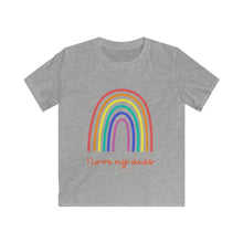 Load image into Gallery viewer, Kids Softstyle Tee   i love my dads
