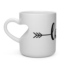 Load image into Gallery viewer, Heart Shape Mug love
