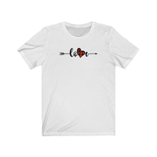 Load image into Gallery viewer, Unisex Jersey Short Sleeve Tee - love
