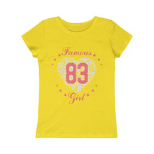 Load image into Gallery viewer, Girls Princess Tee - famous girl
