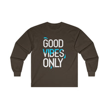 Load image into Gallery viewer, Ultra Cotton Long Sleeve Tee - good vibes only
